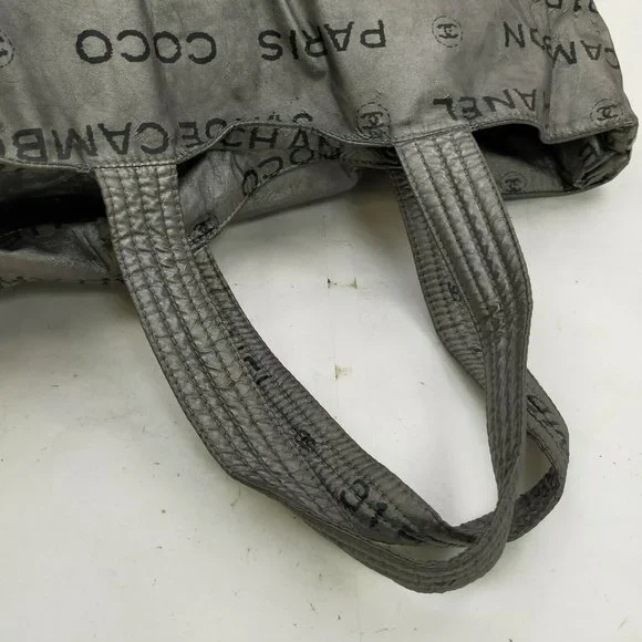 Chanel Tote Bag Metalic Nylon - Picture 4 of 10